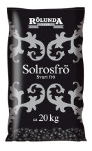 Solrosfrö Svart 20 kg Rölunda